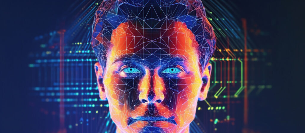 Illustration depicting Generative AI technology and its potential risks